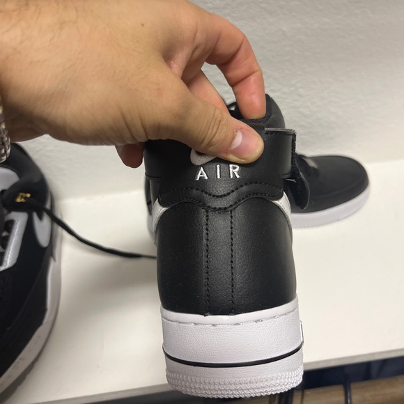 Nike Air Force High Black and White Oreo color way - Picture 4 of 7